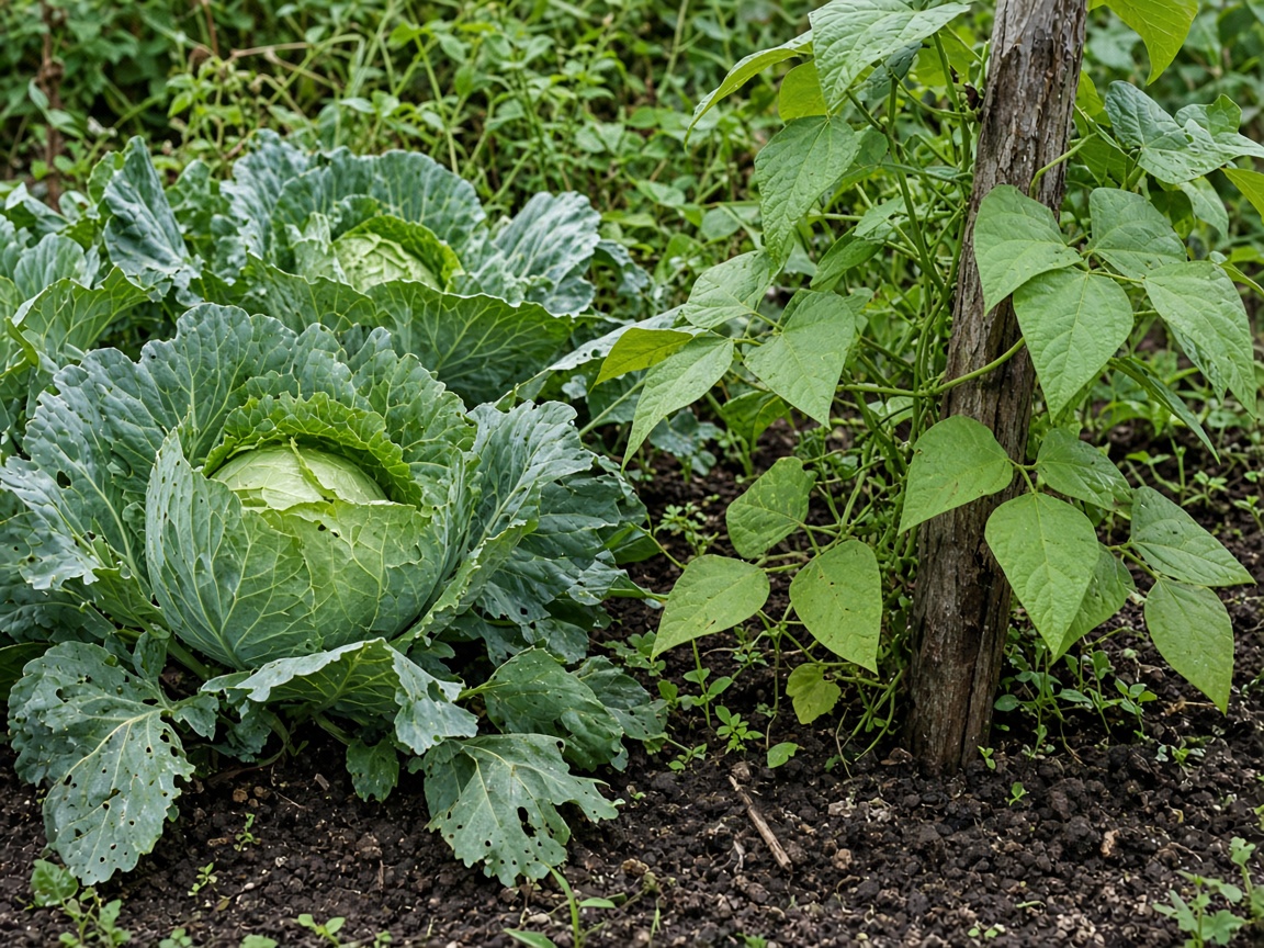 Cabbage bed